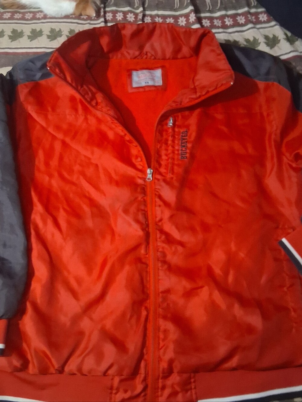 Vintage Ohio State Buckeyes Varsity Track Jacket Full Zip Fleece XXL